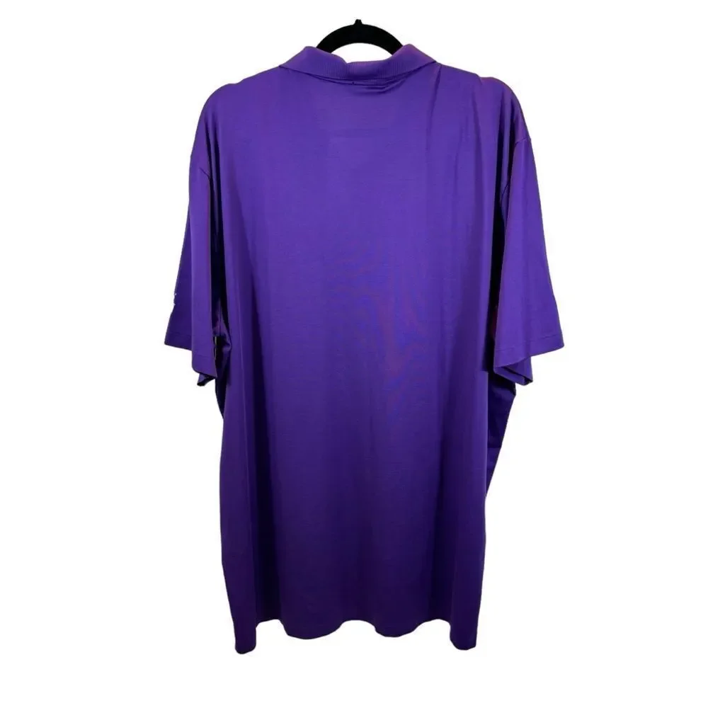 Rare Men’s Polo Ralph Lauren Gold PurpleUS Open Oakmont 2016 Polo Golf Shirt XXL